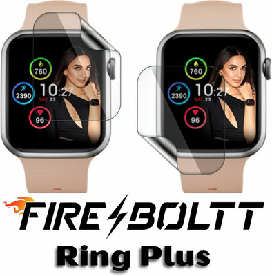 FCS Edge To Edge Screen Guard for Fire Boltt Ring Plus, Fire-Boltt Ring Plus (1.91) Inch, Screen Protector(Pack of 2)