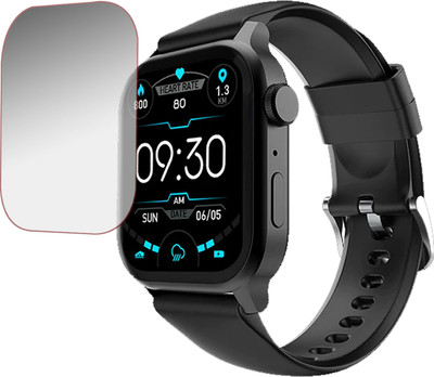 ejzatex Edge To Edge Screen Guard for FIRE BOLTT RISE SMARTWATCH SCREEN GUARD(Pack of 1)