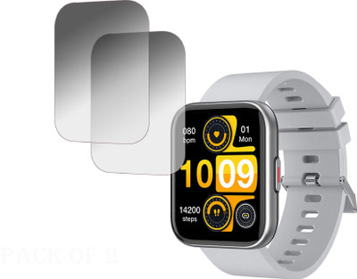 EJZATI Edge To Edge Screen Guard for FIRE BOLTT ASTRO SMARTWATCH(Pack of 2)