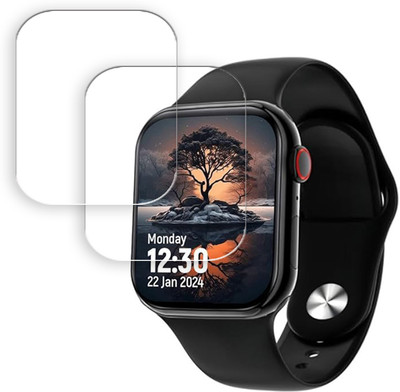 SOMTONE Edge To Edge Screen Guard for PunnkFunnk T500 Smart Watch 1.83 inch SMARTWATCH SCREEN GUARD(Pack of 2)