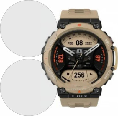TELTREK Edge To Edge Screen Guard for Amazfit T Rex Pro 2(Pack of 2)