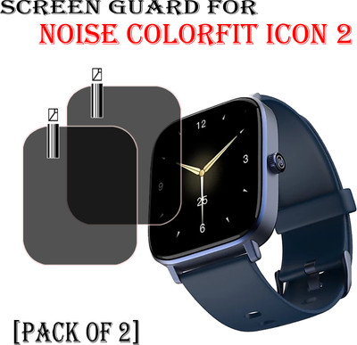 EJZATI Edge To Edge Screen Guard for NOISE COLORFIT ICON 2 SMARTWATCH(Pack of 2)