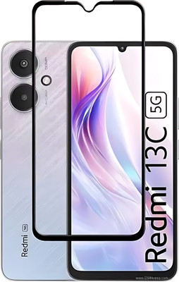 Techforce Edge To Edge Tempered Glass for Redmi 13C, Redmi 13C 5G, Poco M6 5G, Poco C65(Pack of 1)