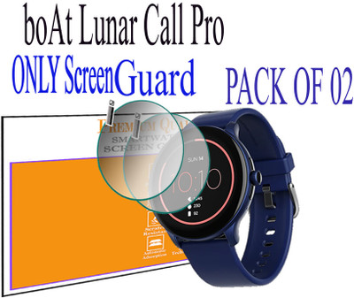 HIDEOUS Edge To Edge Screen Guard for boAt Lunar Call Pro(Pack of 2)