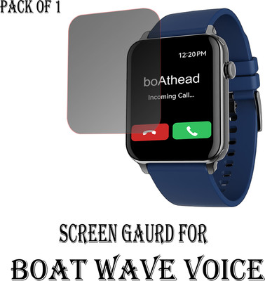 EJZATI Edge To Edge Screen Guard for BOAT WAVE VOICE SMARTWATCH(Pack of 1)