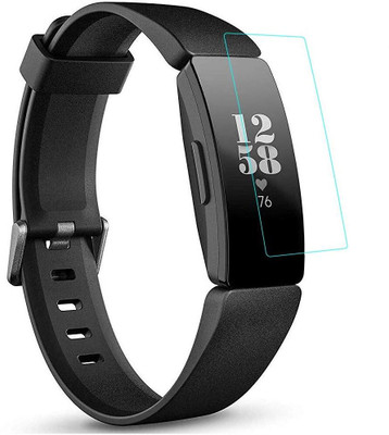 CUBES Edge To Edge Screen Guard for FITBIT Inspire HR Smartwatch, 0.95 Inch | Soft and Flexible | Touch Sensitive | Unbreakable | Ultra Thin | High Grade 9H TPU Film(Pack of 2)