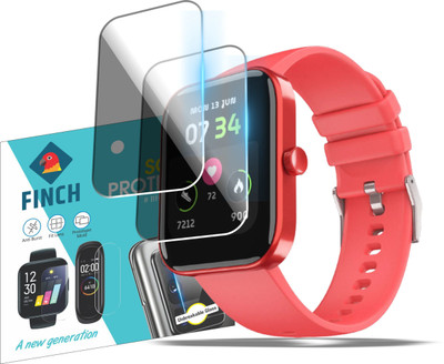 KANCHA Edge To Edge Screen Guard for MIVI MODEL E SMART WATCH(Pack of 2)