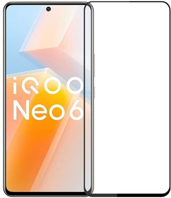 OneLike Edge To Edge Tempered Glass for vivo iQOO Neo 6 5G(Pack of 1)