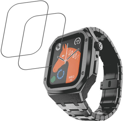 KANCHA Edge To Edge Screen Guard for Fire Boltt Elemento Smartwatch(Pack of 2)