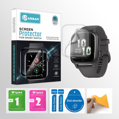 ARBAN Edge To Edge Screen Guard for Garmin Venu Sq 2 1.3 inch Smartwatch 2 PROTECTOR + 2 WIPES + 2 DUST REMOVAL STICKER + 1 WIPER(Pack of 2) ARBAN Edge To Edge Screen Guard for Garmin Venu Sq 2 1.3 inch Smartwatch 2 PROTECTOR + 2 WIPES + 2 DUST REMOVAL STICKER + 1 WIPER(Pack of 2)
