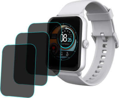 ejzatex Edge To Edge Screen Guard for NOISE COLORFIT ICON 2 VISTA SMARTWATCH(Pack of 3)