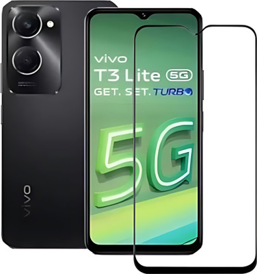 Monogamy Edge To Edge Screen Guard for Vivo T3 lite 5G, High clarity screen protector(Pack of 1)