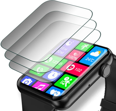 DOUMOF Edge To Edge Screen Guard for Pebble Vision 2.05 SMARTWATCH(Pack of 3)