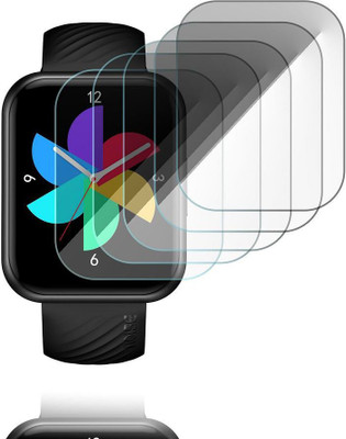 Enlinea Edge To Edge Screen Guard for Noise Colorfit Vision Buzz(Pack of 5)