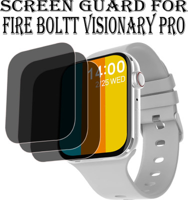 EJZATI Edge To Edge Screen Guard for FIRE BOLTT VISIONARY PRO SMARTWATCH(Pack of 3)