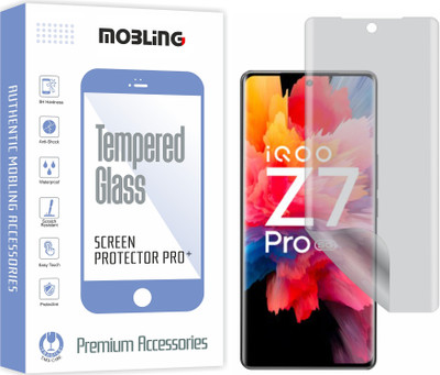Mobling Edge To Edge Screen Guard for iQOO Z7 Pro (Anti Glare Matte Hydrogel Film)(Pack of 1)