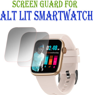ejzatex Edge To Edge Screen Guard for ALT LIT SMARTWATCH(Pack of 2)