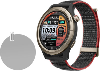 YCHROZE Edge To Edge Screen Guard for Amazfit Cheetah(Pack of 1)