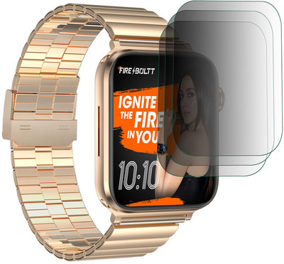 YCHROZE Edge To Edge Screen Guard for Fire Boltt Visionary Ultra Front(Pack of 3)