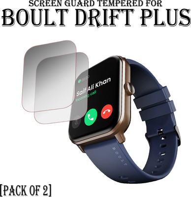 ejzatex Edge To Edge Screen Guard for BOULT DRIFT PLUS SMARTWATCH(Pack of 2)