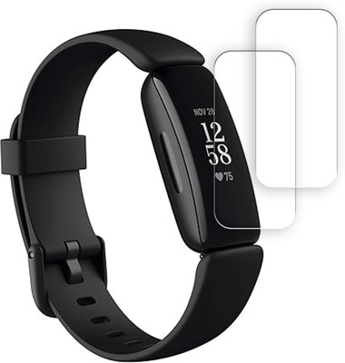 SOMTONE Edge To Edge Screen Guard for Fitbit Inspire 2 0.52 inch SMARTWATCH SCREEN GUARD(Pack of 2)