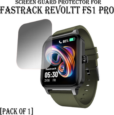 EJZATI Edge To Edge Screen Guard for FASTRACK REVOLTT FS1 PRO SMARTWATCH(Pack of 1)