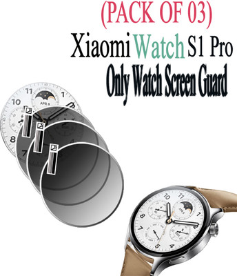 HIDEOUS Edge To Edge Screen Guard for Xiaomi Watch S1 Pro(Pack of 3)