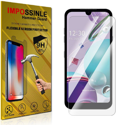 Enlinea Edge To Edge Screen Guard for LG Q51 Front (Glossy)(Pack of 1)