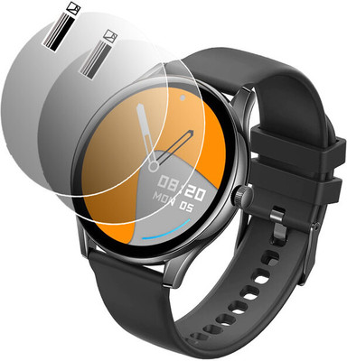 HIDEOUS Edge To Edge Screen Guard for Pebble Cosmos Bold Metallic Smartwatch, 1.39''(Pack of 2)