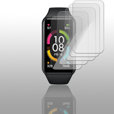Enlinea Edge To Edge Screen Guard for Honor Band 6(Pack of 5)