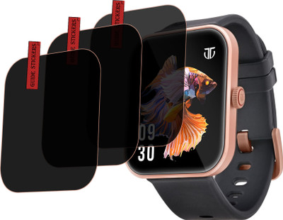 EJZATI Edge To Edge Screen Guard for TITAN TALK S SMARTWATCH(Pack of 3)
