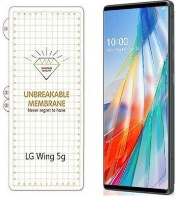 Elica Edge To Edge Screen Guard for LG Wing 5G(Pack of 1)