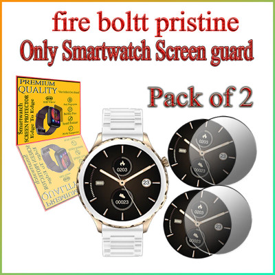 daffin Edge To Edge Screen Guard for Fire-Boltt Pristine(Pack of 2)