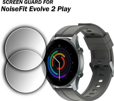 EJZATI Edge To Edge Screen Guard for NOISEFIT EVOLVE 2 PLAY SMARTWATCH(Pack of 2)