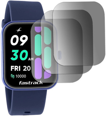 DOUMOF Edge To Edge Screen Guard for Fastrack Reflex Hello SMARTWATCH(Pack of 3)