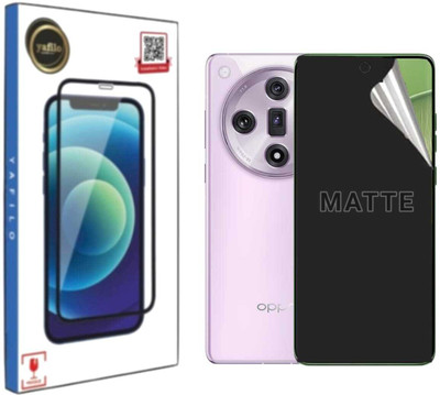 YAFILO Edge To Edge Screen Guard for OPPO Find X7 5G Unbreakable Membrane Scratch Guard Full Screen Coverage With Easy Installation Kit | Fingerprint Working(Pack of 1)