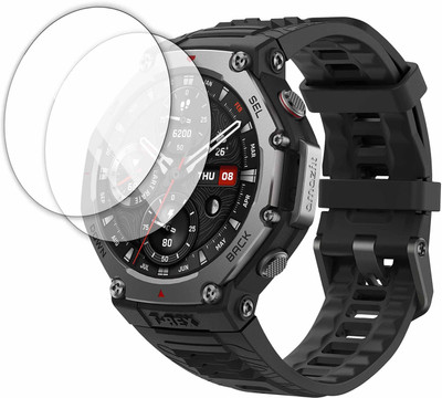 MOBIFONIC Edge To Edge Screen Guard for Amazfit T-Rex 3(Pack of 2)