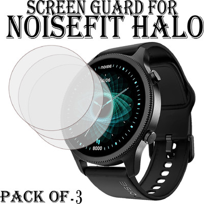 EJZATI Edge To Edge Screen Guard for NOISEFIT HALO SMARTWATCH SCREEN GUARD(Pack of 3)
