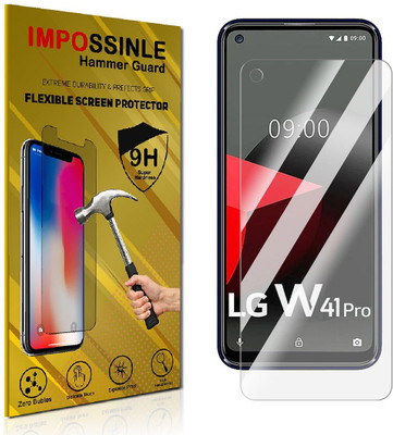 FCS Edge To Edge Screen Guard for LG W41 Pro Front (Glossy)(Pack of 1)
