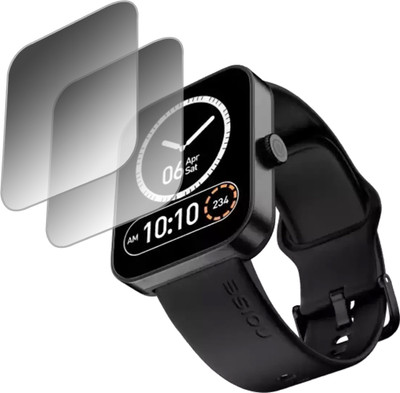 ejzatex Edge To Edge Screen Guard for NOISE COLORFIT CALIBER 2 BUZZ SMARTWATCH(Pack of 2)