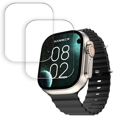 ARBAN Edge To Edge Screen Guard for HAMMER Active 2.0 1.95 inch SMARTWATCH SCREEN GUARD(Pack of 2)