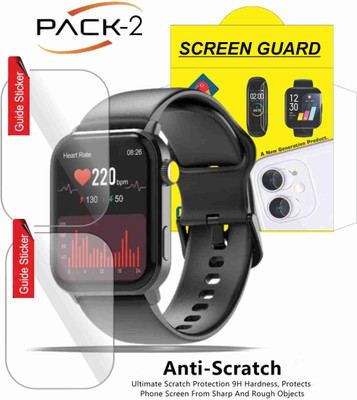 KANCHA Edge To Edge Screen Guard for FITSHOT CRYSTAL WATCH(Pack of 2)