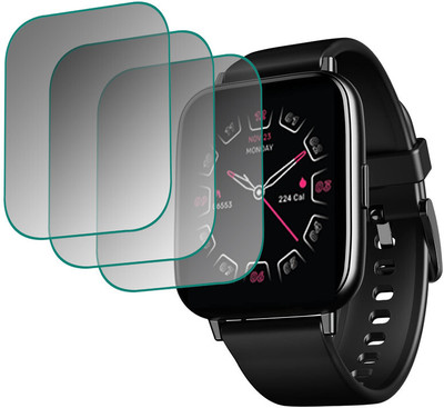 YCHROZE Edge To Edge Screen Guard for boAt Wave Prime47(Pack of 3)