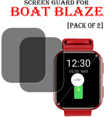 YCHROZE Edge To Edge Screen Guard for Boat Blaze(Pack of 2)