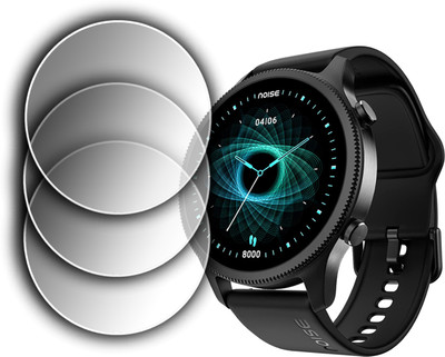 EJZATI Edge To Edge Screen Guard for NOISEFIT HALO SMARTWATCH(Pack of 3)
