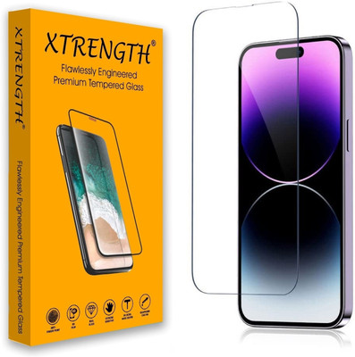 XTRENGTH Edge To Edge Screen Guard for Apple iPhone 15 Pro Max(Pack of 1)