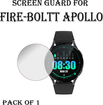 EJZATI Edge To Edge Screen Guard for FIRE BOLTT APOLLO SMARTWATCH(Pack of 1)