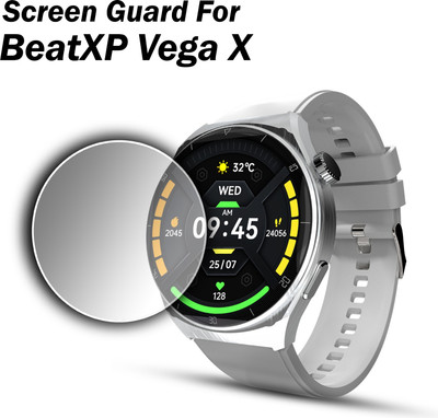ejzatex Edge To Edge Screen Guard for BEATXP VEGA X SMARTWATCH(Pack of 1)