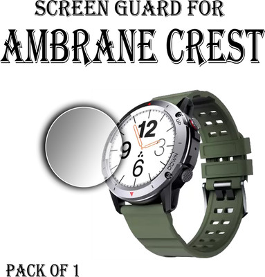 ejzatex Edge To Edge Screen Guard for AMBRANE WISE CREST SMARTWATCH(Pack of 1)