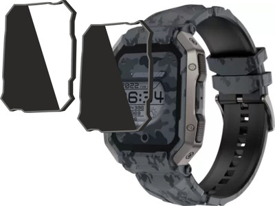 JSGROWITTECH Edge To Edge Screen Guard for Fire-boltt Cobra Smart Watch,screen guard(Pack of 2)